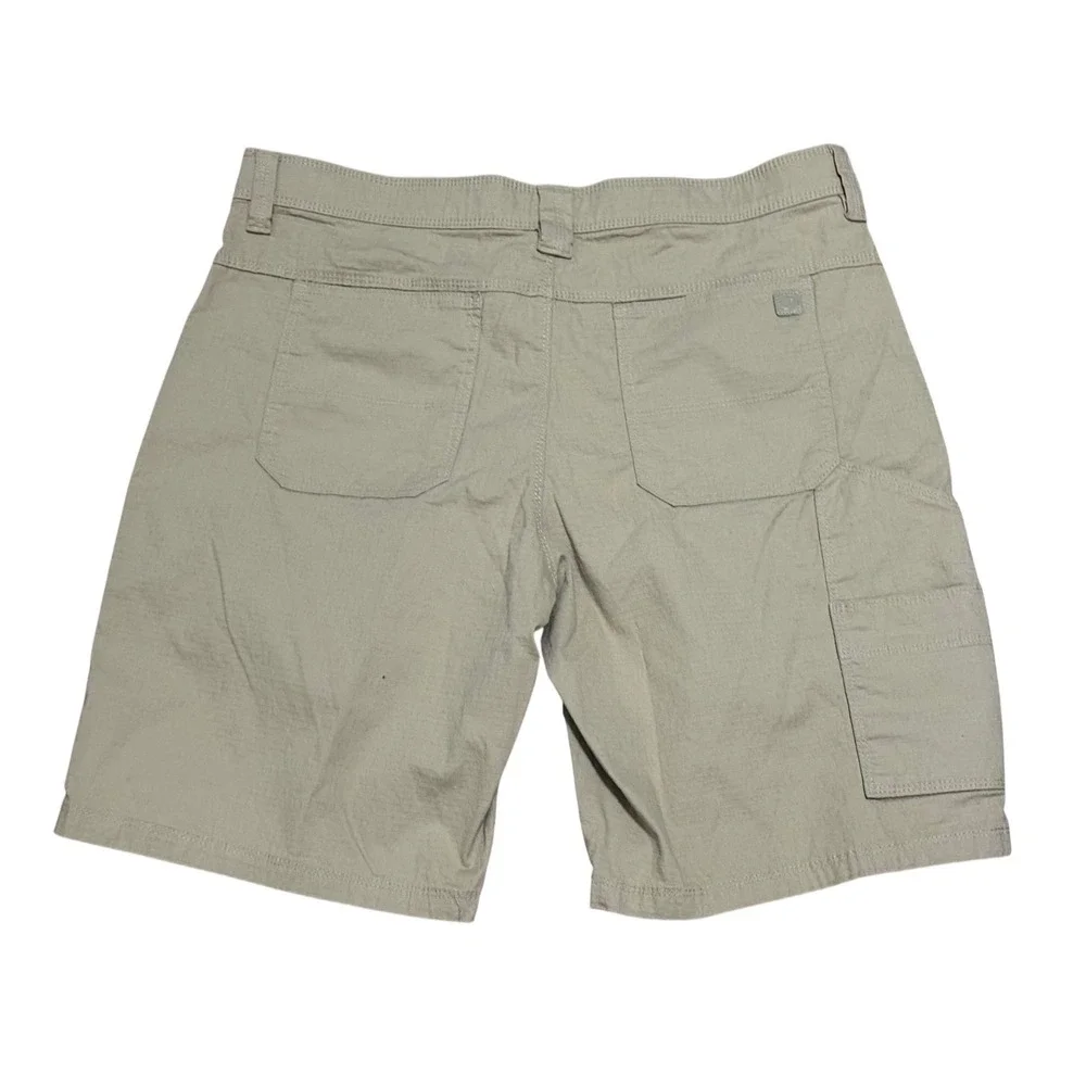 Weatherproof Mens Ripstop Utility Shorts Khaki Tan Size 36 Cargo Hiking Workwear - Picture 2 of 10